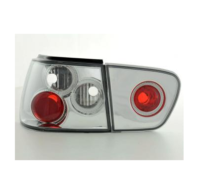 Kit De Pilotos Traseros Para Seat Ibiza Modelo 6k  97-02 Cromado Fk Automotive