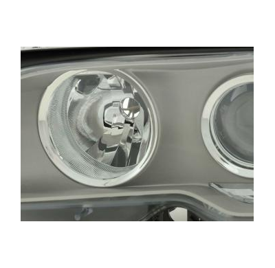 Faro De Recambio Lado Izquierdo Para Bmw Serie 3 E46 Coupe 03-06, Gris Fk Automotive