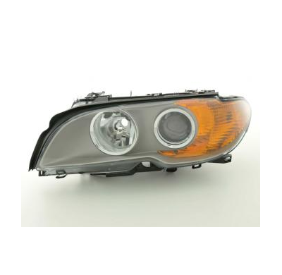 Faro De Recambio Lado Izquierdo Para Bmw Serie 3 E46 Coupe 03-06, Gris Fk Automotive