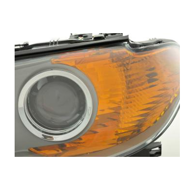 Faro De Recambio Lado Izquierdo Para Bmw Serie 3 E46 Coupe 03-06, Gris Fk Automotive