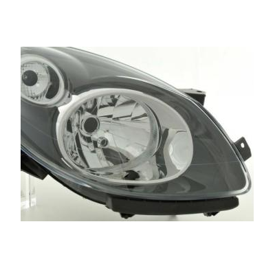 Faro De Recambio Lado Derecho Para Renault Twingo (N) 07-, Negro Fk Automotive