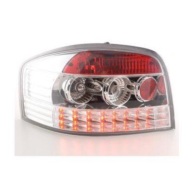 Kit De Pilotos Traseros Led Audi A3 Modelo 8p  03-05 Cromado Fk Automotive