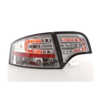Kit De Pilotos Traseros Led Audi A4 Sedan Modelo 8e  04-07 Cromado Fk Automotive