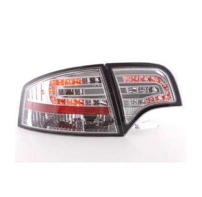 Kit De Pilotos Traseros Led Audi A4 Sedan Modelo 8e  04-07 Cromado Fk Automotive