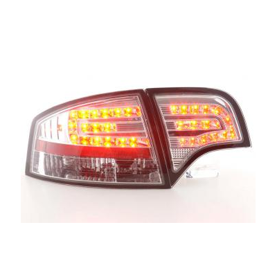 Kit De Pilotos Traseros Led Audi A4 Sedan Modelo 8e  04-07 Cromado Fk Automotive