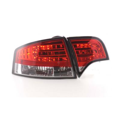 Kit De Pilotos Traseros Led Audi A4 Sedan Modelo 8e  04-07 Rojo/Color Claro Fk Automotive