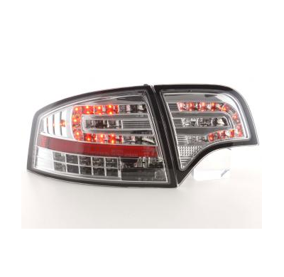 Kit De Pilotos Traseros Led Audi A4 Sedan Modelo 8e  04-07 Cromado Fk Automotive
