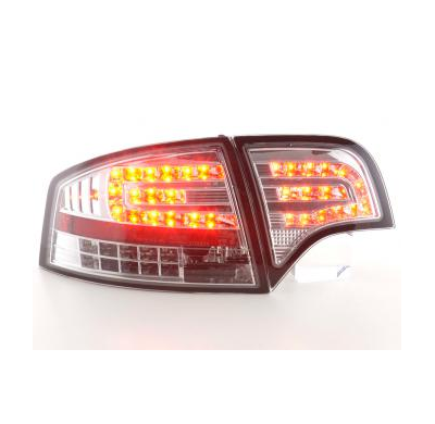 Kit De Pilotos Traseros Led Audi A4 Sedan Modelo 8e  04-07 Cromado Fk Automotive