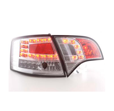 Kit De Pilotos Traseros Led Audi A4 Avant Modelo 8e  04-08 Cromado Fk Automotive