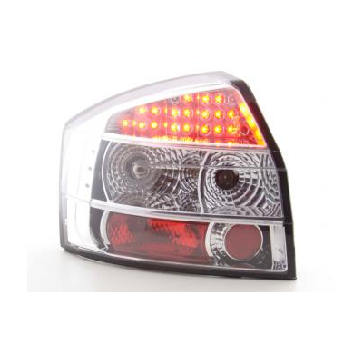 Kit De Pilotos Traseros Led Audi A4 Modelo 8e  01-03 Cromado Fk Automotive