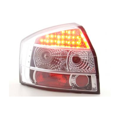 Kit De Pilotos Traseros Led Audi A4 Modelo 8e  01-03 Cromado Fk Automotive