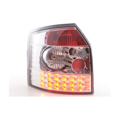 Kit De Pilotos Traseros Led Audi A4 Avant Modelo 8e  01-04 Cromado Fk Automotive