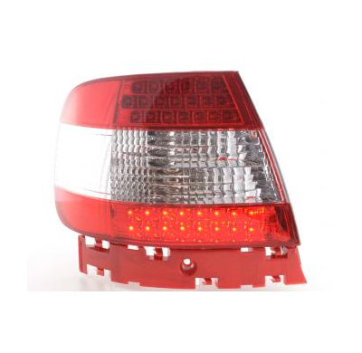Kit De Pilotos Traseros Led Audi A4 Sedan Modelo B5  95-00 Color Claro/Rojo Fk Automotive