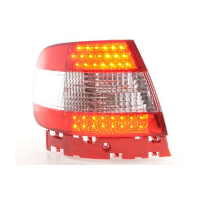 Kit De Pilotos Traseros Led Audi A4 Sedan Modelo B5  95-00 Color Claro/Rojo Fk Automotive