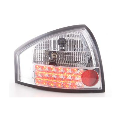 Kit De Pilotos Traseros Led Audi A6 Sedan Modelo 4b  97-03 Cromado Fk Automotive