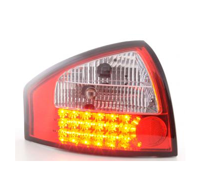 Kit De Pilotos Traseros Led Audi A6 Sedan Modelo 4b  97-03 Color Claro/Rojo Fk Automotive