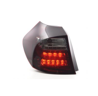 Pilotos Led BMW 1er E87/E81 3/5-trg. Bj. 04-07 Rojo/negro Fk automotive