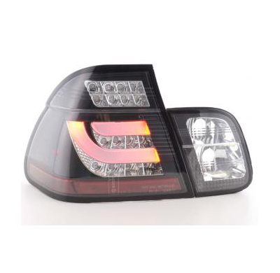 Kit De Pilotos Traseros Led Bmw Serie 3 E46 Sedan  98-01 Negro Fk Automotive
