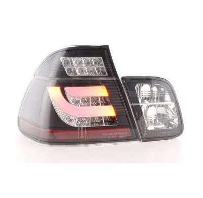 Kit De Pilotos Traseros Led Bmw Serie 3 E46 Sedan  02-05 Negro Fk Automotive