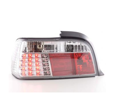 Kit De Pilotos Traseros Led Bmw Serie 3 Coupe Modelo E36  91-98 Cromado Fk Automotive