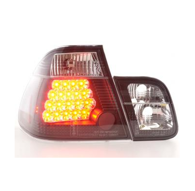 Kit De Pilotos Traseros Led Bmw Serie 3 Sedanunsine Modelo E46  98-01 Negro Fk Automotive