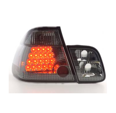 Kit De Pilotos Traseros Led Bmw Serie 3 Sedanunsine Modelo E46  98-01 Negro Fk Automotive