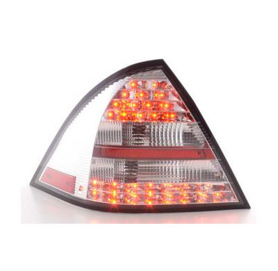 Kit de pilotos traseros LED Mercedes-Benz clase C modelo W203 sedan  01-04, rojo/color claro Fk automotive
