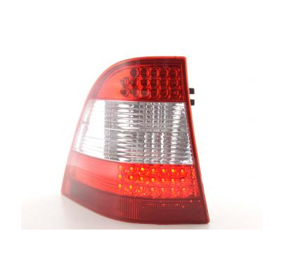 Kit De Pilotos Traseros Led Mercedes Clase M Modelo W163  98-05 Color Claro/Rojo Fk Automotive