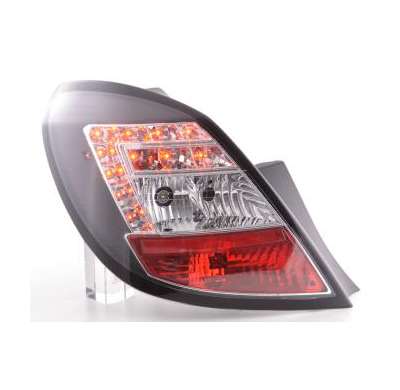 Kit De Pilotos Traseros Led Opel Corsa D 5-Ptas.  06-10, Negro Fk Automotive