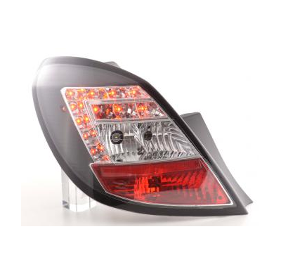 Kit De Pilotos Traseros Led Opel Corsa D 5-Ptas.  06-10, Negro Fk Automotive