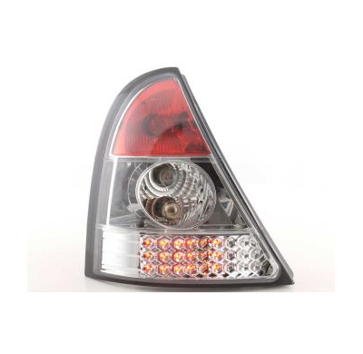 Kit De Pilotos Traseros Led Renault Clio Modelo B  98-01 Cromado Fk Automotive