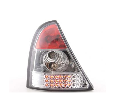 Kit De Pilotos Traseros Led Renault Clio Modelo B  98-01 Cromado Fk Automotive