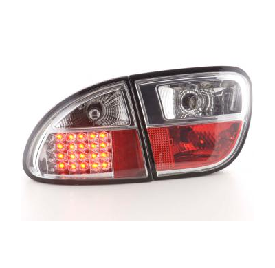 Kit De Pilotos Traseros Led Seat Leon Modelo 1m  1997-2005 Cromado Fk Automotive