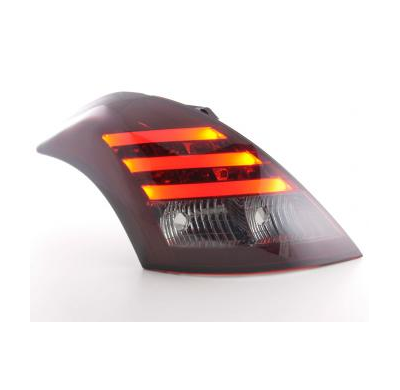 Kit De Pilotos Traseros Led Suzuki Swift  2011-, Rojo/Negro Fk Automotive