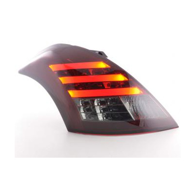 Kit De Pilotos Traseros Led Suzuki Swift  2011-, Rojo/Negro Fk Automotive