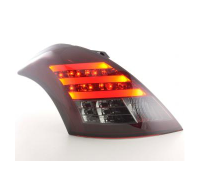 Kit De Pilotos Traseros Led Suzuki Swift  2011-, Rojo/Negro Fk Automotive