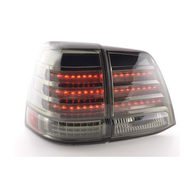 Kit De Pilotos Traseros Led Toyota Land Cruiser Modelo Fj200  07-08 Negro Fk Automotive