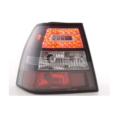 Kit De Pilotos Traseros Led Vw Bora Modelo 1j  98-03 Color Claro/Negro Fk Automotive