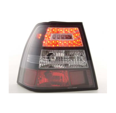 Kit De Pilotos Traseros Led Vw Bora Modelo 1j  98-03 Color Claro/Negro Fk Automotive