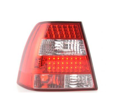 Kit De Pilotos Traseros Led Vw Bora Modelo 1j  98-03 Color Claro/Rojo Fk Automotive