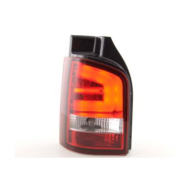 Pilotos LED juego VW T5 Bj. 2010- Rojo/transparente Fk automotive