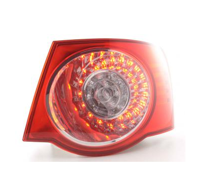 Piloto de recambio trasero derecho VW Jetta 5 (tipo 1KM) año 05- rojo transparente Fk automotive