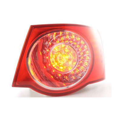 Piloto de recambio trasero derecho VW Jetta 5 (tipo 1KM) año 05- rojo transparente Fk automotive