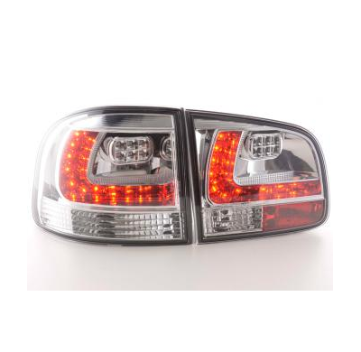 Kit De Pilotos Traseros Led Vw Touareg Modelo 7l  03-09, Cromado Fk Automotive