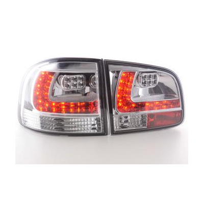 Kit De Pilotos Traseros Led Vw Touareg Modelo 7l  03-09, Cromado Fk Automotive