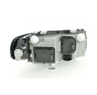 Faros Powerlook Para Vw Polo (Tipo 6n)  94-99  Negro Fk Automotive