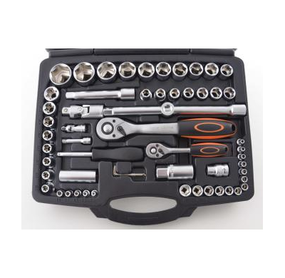 Caja Herramientas  110 Piezas Set 1/4 + 1/2 Zoll 110-Piezas