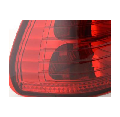 Kit De Pilotos Traseros Para Bmw X5 Modelo E53 X53  98-05 Negro Rojo Fk Automotive