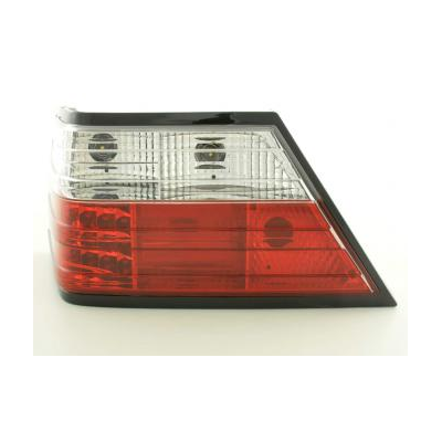 Kit De Pilotos Traseros Led Mercedes Clase E Sedan Modelo W124  85-96 Color Claro/Rojo Fk Automotive