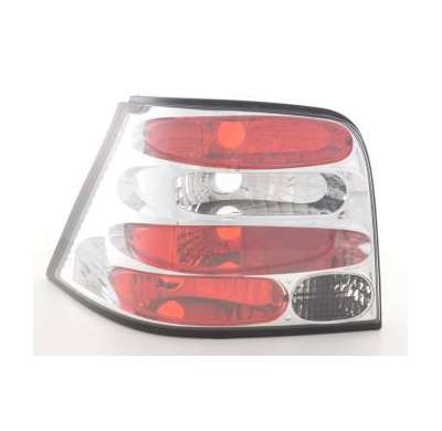 Kit de pilotos traseros para VW Golf 4 modelo 1J  98-02 cromado Fk automotive